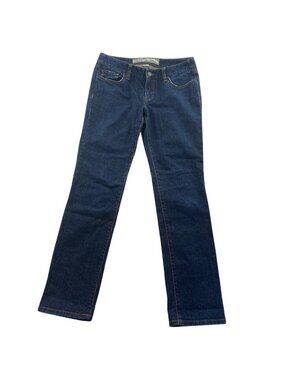 Ann Taylor Loft Woman's Jeans Size 4 Slim & Straight Denim Blue Cotton Blend